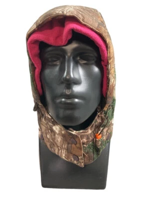 Realtree Women's Outdoor Rugged Camo Hunting Hood Camo/Pink Size Large - Image 1 of 4