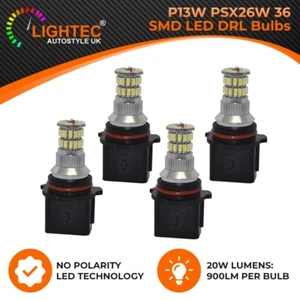 Audi A4 B8 2008–2012 Premium CanBus P13W LED DRL Bulb Upgrade Kit – 4pc Set - Picture 1 of 4