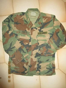 VINTAGE CAMO SHIRT/COAT X 5 , MEDIUM REGULAR , U.S. ARMY , USED GREAT CONDITION. - Picture 1 of 4