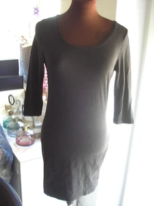 H&M KLEID BASIC SCHWARZ GR 36 wNEU 19,90- EURO 3/4 ARM LONGTOP - Bild 1 von 4