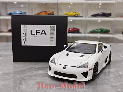 WELL 1:18 LEXUS LFA Alloy Diecast Model Car Hobby Collection birthday Toys White - Image 1 of 4