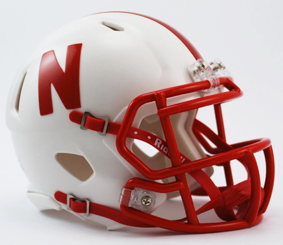 *SALE* NEBRASKA CORNHUSKERS HUSKERS NCAA SPEED MINI FOOTBALL  HELMET RIDDELL! - Image 1 of 1