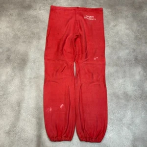 Pantalones de chándal Champion tejido inverso para hombre XL 80s Massachusetts calentamiento rojo - Imagen 1 de 11