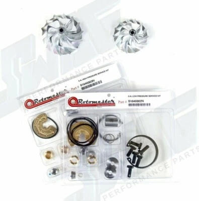 08-10 FORD 6.4 6.4L POWERSTROKE DIESEL ROTOMASTER BILLET TURBO COMPRESSOR WHEELS - Изображение 1 из 2