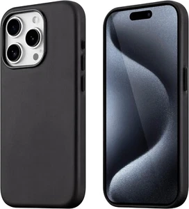 Funda de cuero Maogoam para iPhone 15 Pro, funda de cuero genuina Crazy Horse - Imagen 1 de 10