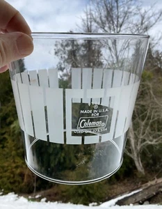 Vintage Pyrex Glass Tapered Picket Fence Globe for Coleman 275 5114 Lantern USA - Picture 1 of 11