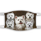 Rustic Dogs Cats Photo Face Masks, Personalized Custom Face Masks