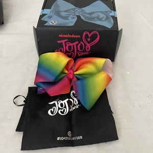 Jojo Siwa Large Hair Bow Multicolors Pink/Yellow/Green/Blue - Picture 1 of 5