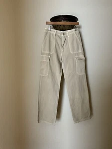 Zara Damen Hose Beige Größe US 6 EUR 38 - Bild 1 von 3