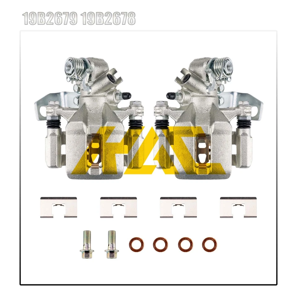 Pinza de freno trasera 2 piezas para Honda Civic 2002-2005 Acura RSX 2002-2006 Foto 1 de 4