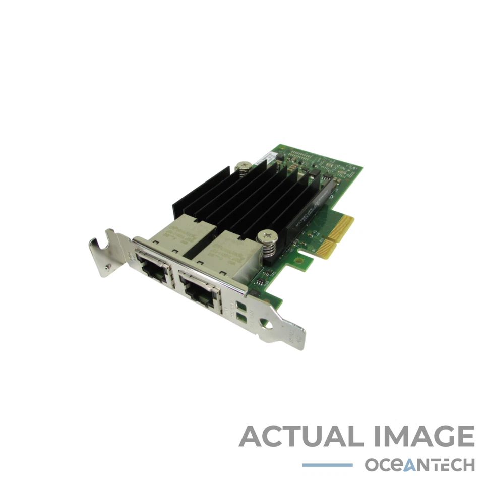 Intel X550-T2 2x10GbE BASE-T PCIe 3.0 Network Card Adapter 4V7G2 C4D5P - Image 1 of 3