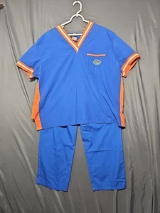 Florida Gators Scrubs Set Drawstring Blue DUDZ #171 - Picture 1 of 12