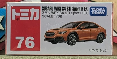 '22 TOMICA #76 SUBARU WRX S4 STi SPORT R EX ESCALA 1/62 NUEVO EN CAJA ¡¡¡STOCK EE. UU.!!!! Foto 1 de 3
