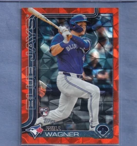 2025 Topps Serie 2 Will Wagner Orange Diamante Foil 18/25 Toronto Blue Jays - Foto 1 di 2