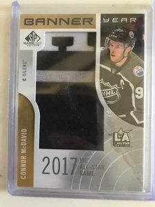 2018 UPPER DECK CONNOR MCDAVID BANNER YEAR 2017 ALL STAR GAME - Picture 1 of 2