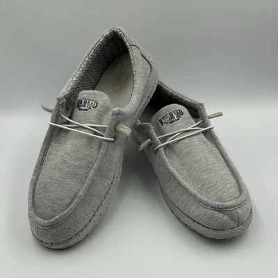 Red Head Brand Co. 男式 12 一脚蹬浅灰色乐福鞋 SC0716-FC — 第 1/4 张图片