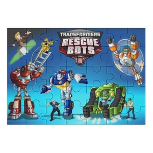 Rompecabezas Transformers Rescue Bots 35 piezas regalo para niños fácil de montar - Imagen 1 de 7