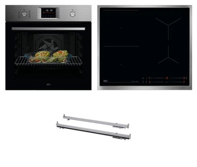 AEG MM500BSPIL Serie 5000 mit SurroundCook®, Einbaubackofenset (Induktionskochfe - Bild 1 von 3