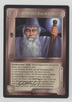 1996 Middle-earth CCG - The Dragons German Wizard's Staff #WZSF - Image 1 of 2