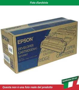 S050087 Epson EPL-6100 Cartuccia Sviluppatore Nero - Photo 1/4