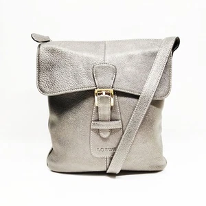 LOEWE Shoulder Bag Gray Leather 4471226 - Picture 1 of 11