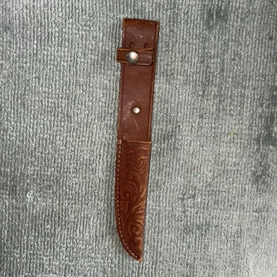 "Cuchillo alemán de cuero vintage funda de hasta 3,5"" cuchillo de hoja" Foto 1 de 4