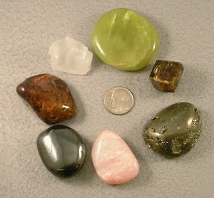 Healing Meditation Psychic Crystal set Powerful Stones Cleared Energized Chakra - Bild 1 von 10