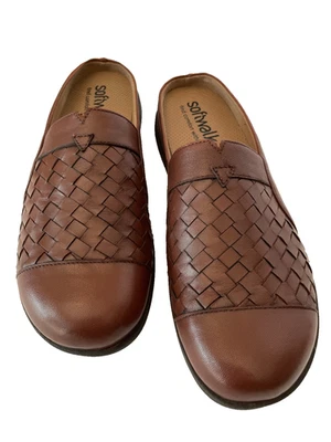 Zueco para mujer Soft Walk San Marcos II talla 9 estrecho color óxido cuero superior Foto 1 de 4