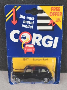 VINTAGE CORGI JUNIORS #JB17 LONDON TAXI MOC - Picture 1 of 7