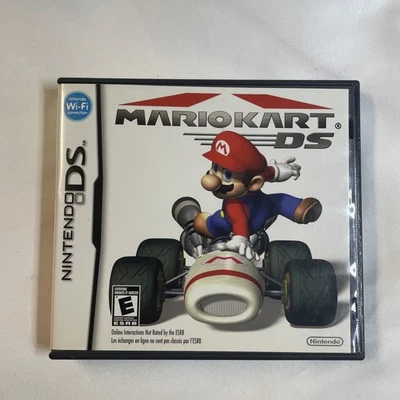 Mario Kart DS (Nintendo DS, 2005) Authentic CIB manual inserts TESTED Working  - Image 1 of 4