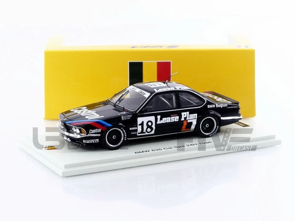 SPARK 1/43 - BMW 635 CSI - 24H SPA 1986 SB669 - Photo 1/1