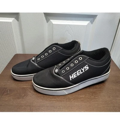 Heelys Pro 20 Youth Size 8 (Women's 9) Roller Skate Sneakers Black White Shoes - Image 1 of 4