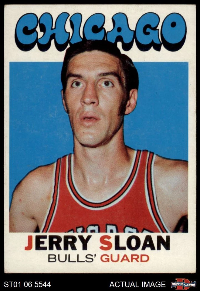 1971 Topps #87 Jerry Sloan Bulls HOF University of Evansville 3 - VG - Image 1 of 1