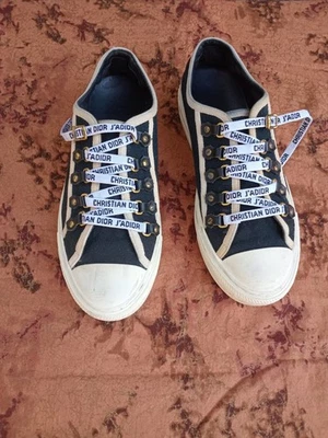 Christian Dior Walk n Dior Low Black Sneakers Eu 39 - Image 1 of 4