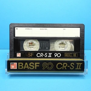 🍒 1x BASF CR-S II 90 * IEC II Type 2 * Tape Cassette Kassette кассета * 1986 - Bild 1 von 3