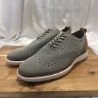 G.H. Bass & Co. Kole Oxford Casual Shoes Mens Sz 8 Gray / Tan Knit 713211X-K36