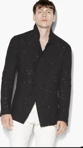 John Varvatos Collection Linen Coat. 50, US 40. $1495 - Picture 1 of 8