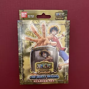 ONE PIECE CCG The Quest Begins Starter Set Card Game Deck Ban Dai Anime 2005 new - Picture 1 of 5