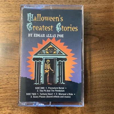 Halloween's Greatest Stories by Edgar Allan Poe; 1994 Cassette, Horror - Image 1 of 4