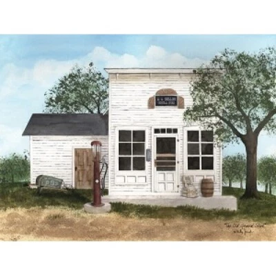 Billy Jacobs THE OLD GENERAL STORE 12"x16" Canvas Print - Rustic Country - Image 1 of 2