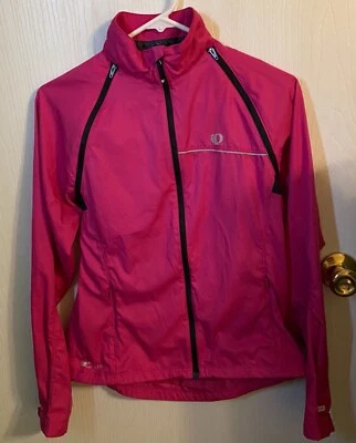Chaqueta/chaleco de ciclismo Pearl Izumi Elite rosa ajustable 2 en 1 barrera para mujer S Foto 1 de 4