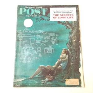 Saturday Evening Post, August 15, 1959, Alajálov Cover, Complete Magazine - Picture 1 of 10