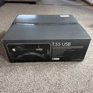Stanton T.55 USB Belt Drive DJ Turntable W/USB Connectivity NEW IN BOX NIB - Picture 1 of 6