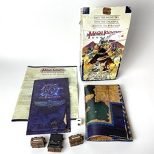 WizKids Mage Knight Dungeons Pyramid Starter Set Used Parts Treasure Chest, Map