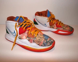 Mens Nike Kyrie 8 Infinity 'Ky-D Baskeball Sneakers Hi Top White Photo Blue 7.5 - Picture 1 of 10