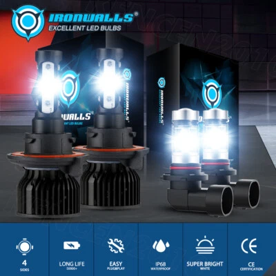 Faros antiniebla LED de 4 lados para Ford F-250 F-350 F-450 Super Duty 2005-2018 Foto 1 de 4