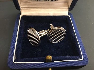 Abotoaduras de prata 925 Stingray - Estado perfeito. - Imagem 1 de 4