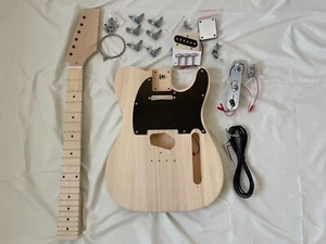 Tele Style DIY Electric Guitar KitBasswood Body Maple Neck Maple Fingerboard - Picture 1 of 10