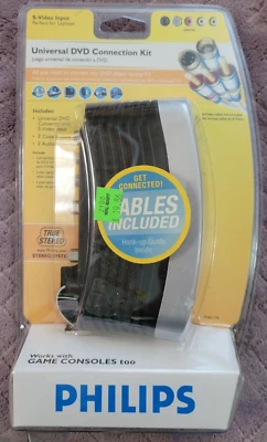 Philips Universal DVD Connection Kit S-Video Input Works With Game Consoles New - Image 1 of 2