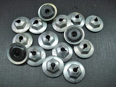 15 pcs 8-32 PAL nuts with neoprene sealer NORS GM GMC Chevy Cadillac Pontiac - Image 1 of 3